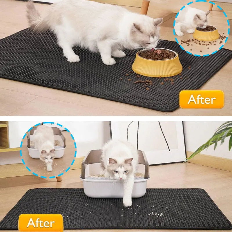Double Layer Cat Litter Trapping Mat