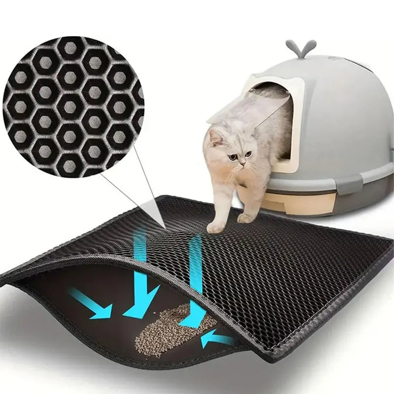 Double Layer Cat Litter Trapping Mat