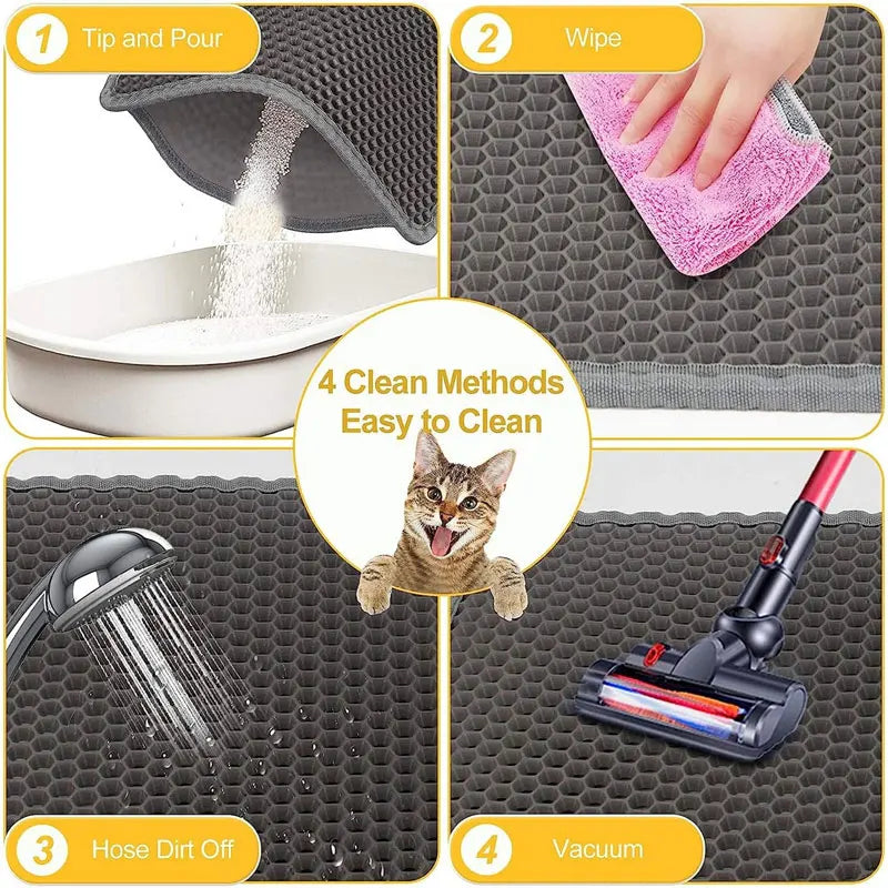 Double Layer Cat Litter Trapping Mat