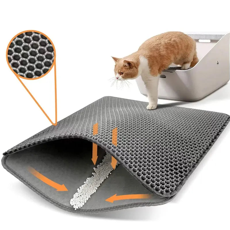 Double Layer Cat Litter Trapping Mat
