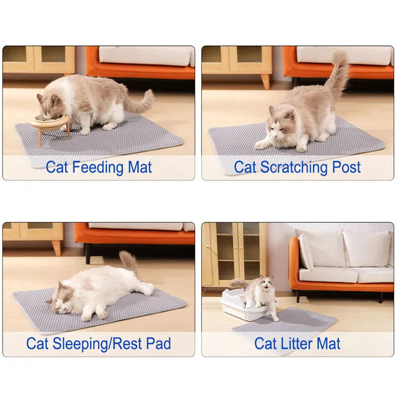 Double Layer Cat Litter Trapping Mat